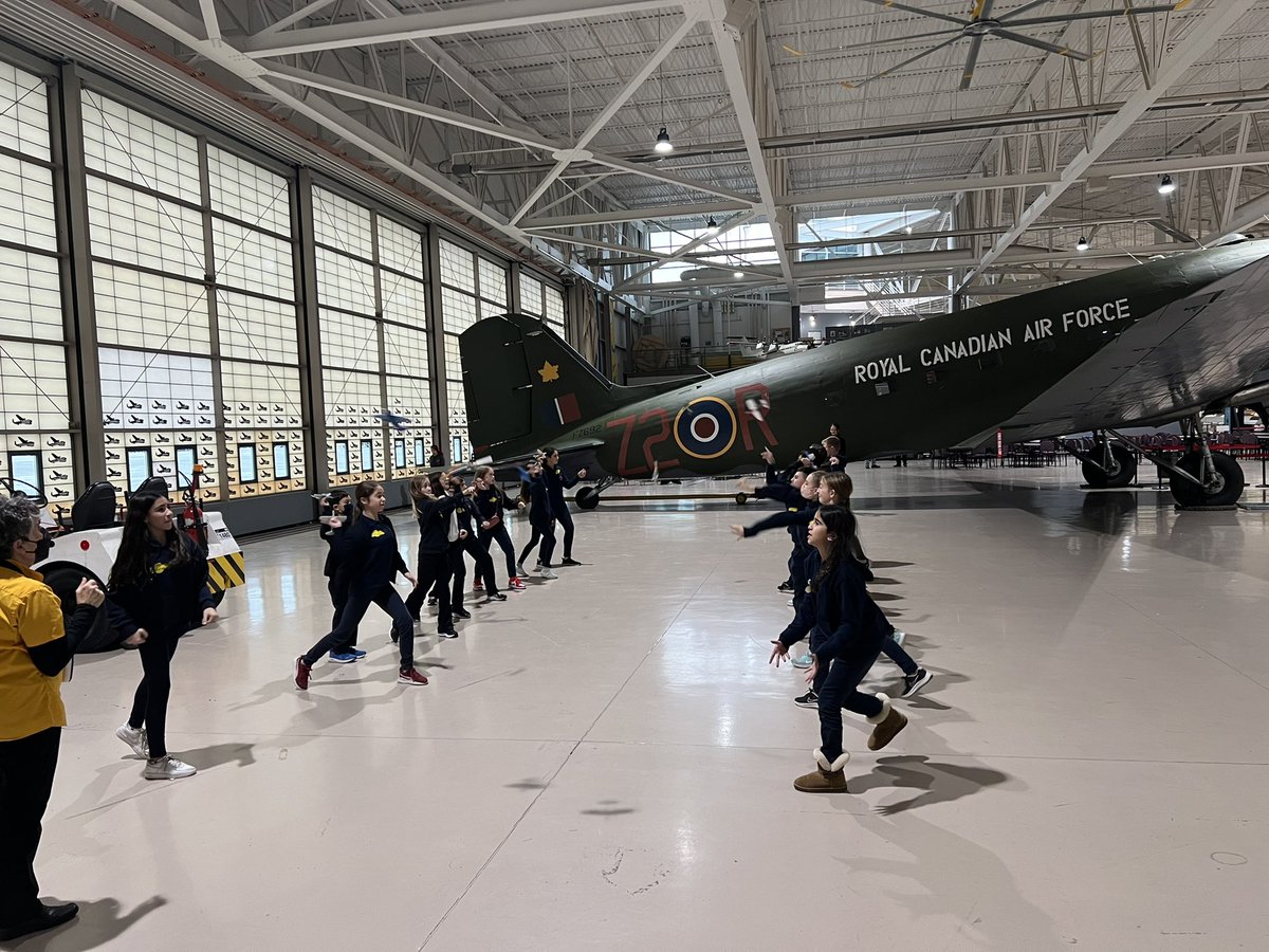 Lots of Hands-on learning, war stories, and experiments on Flight at the Warplane Museum today! <a href="/stanne_school/">St. Anne School</a> #stannestyle