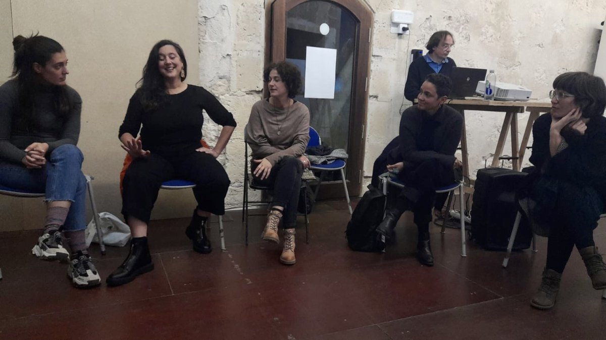 csolleric's tweet photo. Ahir es va presentar al #CacPalma els 3 projectes seleccionats a la Crida de Projectes de Mediació CAC Palma 2022: “La performance com a punt de partida”, “Dona-li color a Son Gotleu II”, i “Back4thefuture. Agència per a la creació de narratives” https://t.co/5jFZk4JWdQ