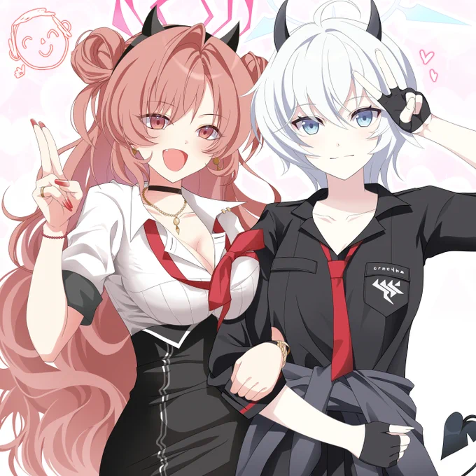 #ブルアカ エリカとキララ 