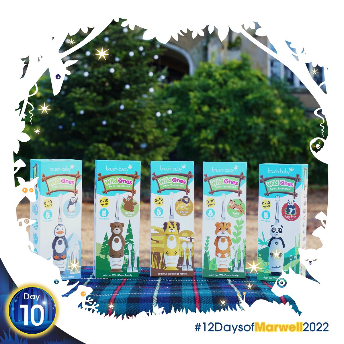 Marwellwildlife's tweet photo. ✨🎁 DAY 11 🎁✨

We’re nearly at the end of our #12DaysofMarwell competitions!

Today, we have adorable toothbrushes up for grabs from our friends at Brush-Baby. To win this prize for your tiny tot, head over to our Facebook or Instagram page. 

Good luck!
#WildOnes #BrushBaby https://t.co/YCMOWzZyeC