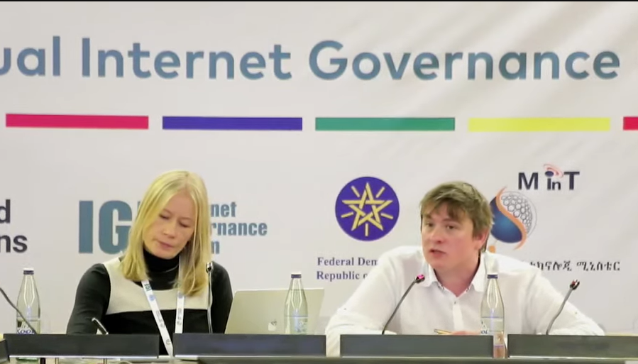 1lucabelli's tweet photo. After the excellent overview of Internet Openness debate in Colombia by @linaduquedelv (@CRCCol) we now have a lively debate on #NetNeutrality and fair share proposals with @socialhack & @ETNOAssociation at the #IGF2022 session on #InternetOpenness Formula https://t.co/r3N667pqk4 https://t.co/eHNVFhFpin