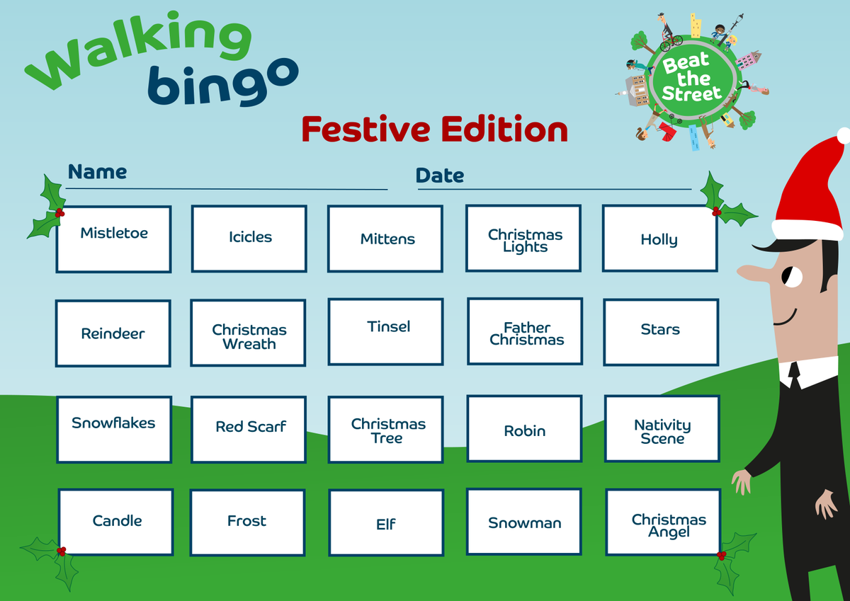 It's December! Give our Christmas walking bingo a try - see how many you can find!