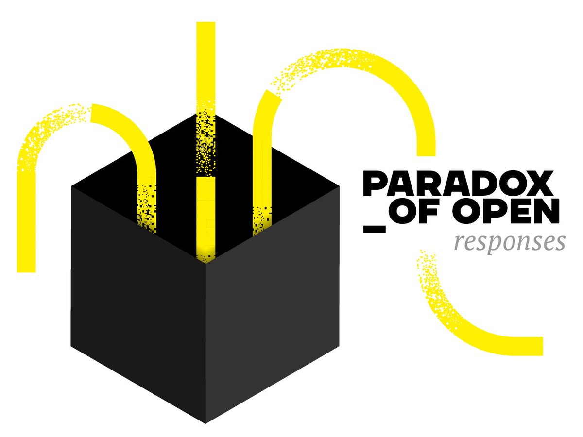 OpenFutureEU's tweet photo. "Paradox of Open: Responses," our latest publication, features eight essays by experts and leaders from the Open movement, in reaction to the #ParadoxofOpen: https://t.co/HzIZWvEf6l https://t.co/1qikTz3BLK