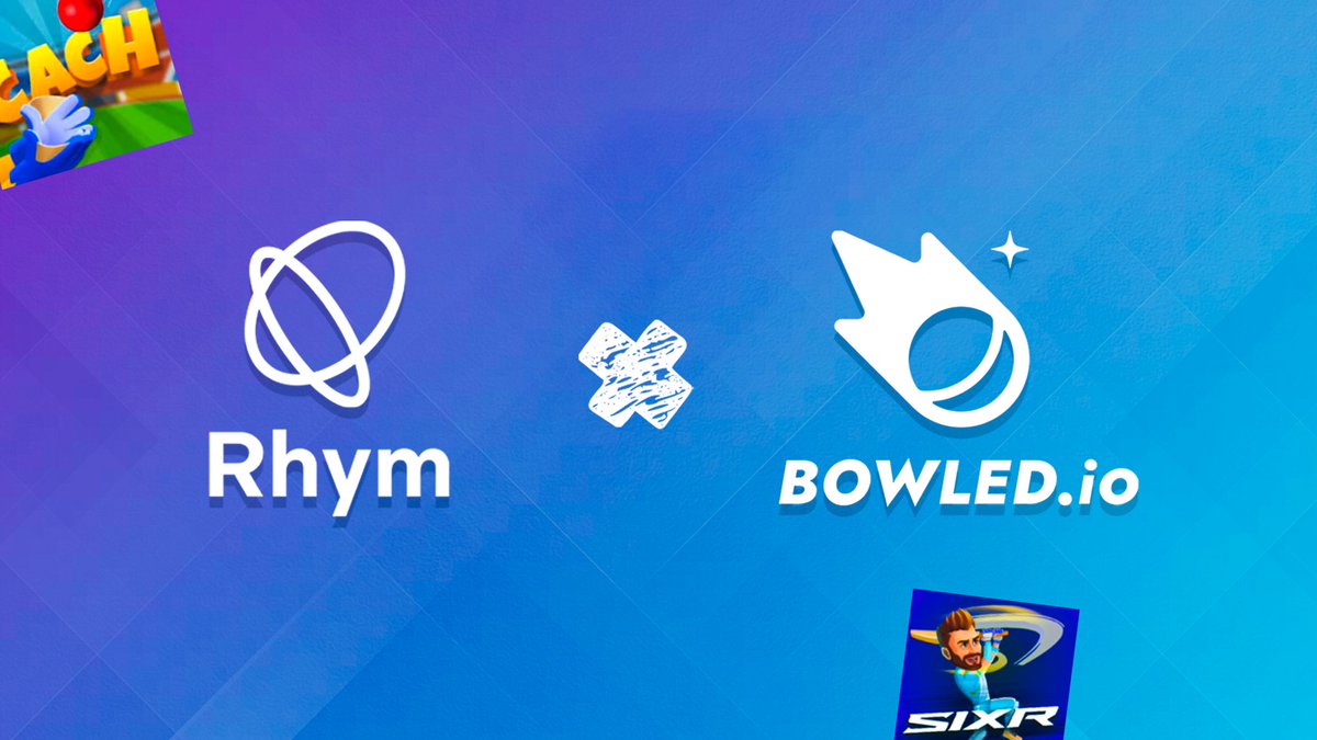 Rhymgaming's tweet photo. Thrilled to partner again with @bowleddotio - Worldโs first Play-to-Earn Social #gaming Platform, to launch tournaments, games, and more for our gamers!
Stay tuned, more collaborations are coming soon!
#Rhym #P2EGame #esportstournaments #Web3 #PlayToEarn https://t.co/CNWUYnHE95