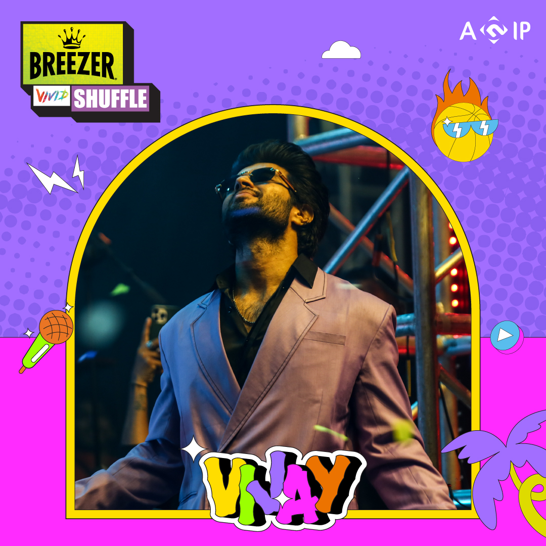 bvshuffle's tweet photo. A big thanks to our Brand Ambassadors - @kritisanon  &amp; @thedeverakonda  for all their support on season 6 of BREEZER Vivid Shuffle!

#BREEZERVividShuffle #BeatsOfTheStreets https://t.co/6e39EKgRXT