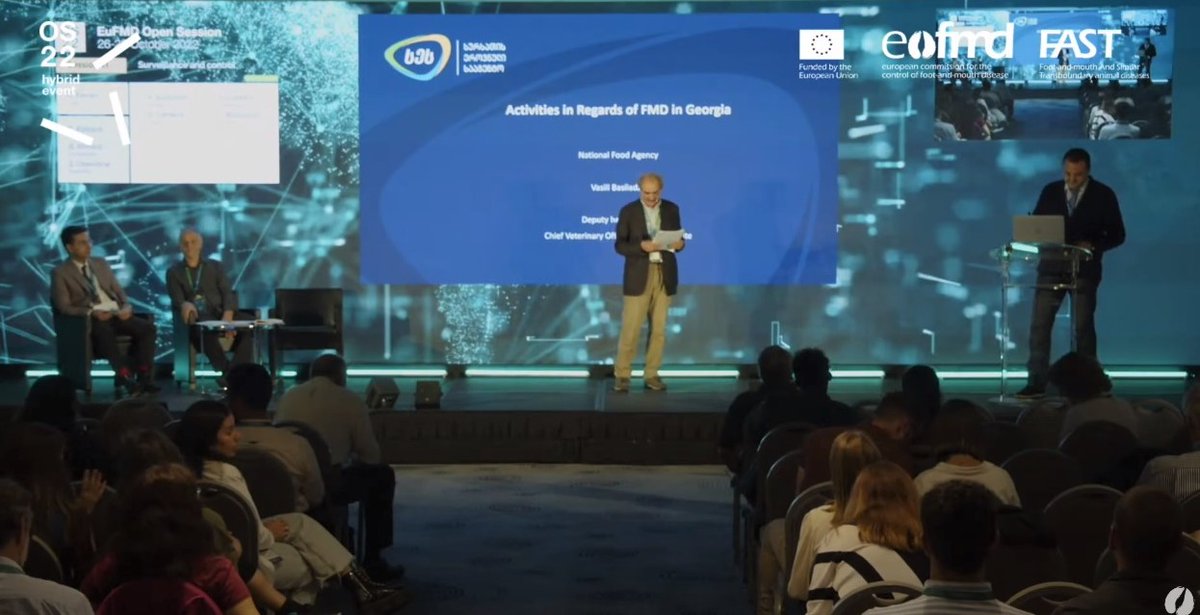 nfageorgia's tweet photo. ✅Dr.Vasili Basiladze, Deputy Head of the National Food Agency, Delegate to WOAH took part in the General Assembly EuFMD in Marseille, France. @Eufmd @WOAH_Global  @FAO https://t.co/UnDVwNLR5T