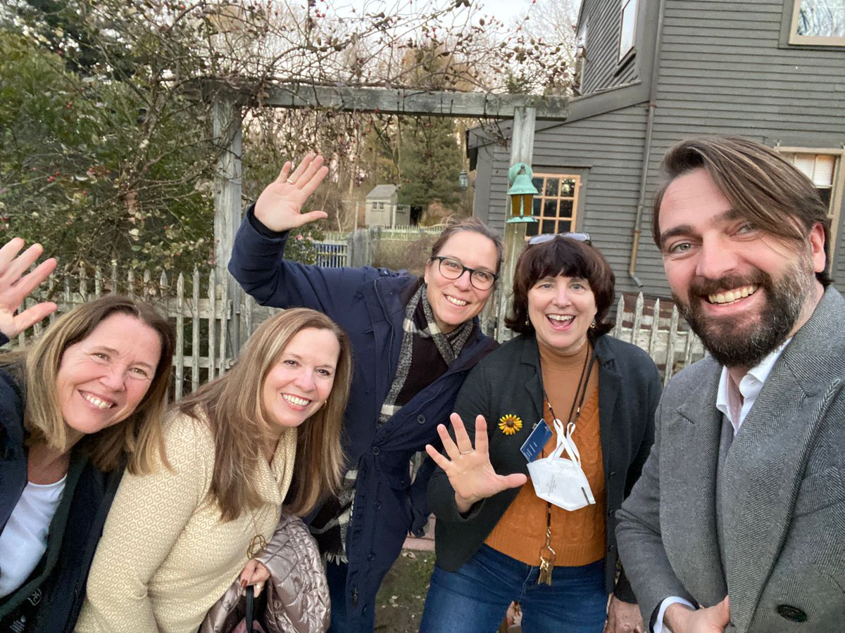 Mayflower400nl's tweet photo. Michaël Roumen and Marlijn Kok (from Leiden400, the Pilgrim Year in 2020) were on a work visit in Boston and Plymouth USA, together with Jori Zijlmans (history curator at @DeLakenhal) last week.

#mayflower400 https://t.co/fvfn10hsX6