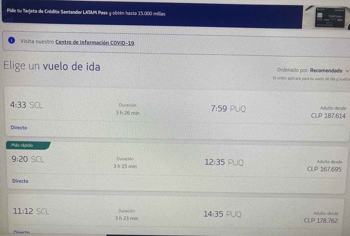 Gra_Infante's tweet photo. @LATAMAirlines Pero si compro un pasaje mismo día hora vuelo esté sale por $74.911 pero si compro tres en las mismas condiciones cada pasaje sale a $167.695 cada pasaje. Favor aclarar porque al parecer no me di a entender https://t.co/gBB2xSxO8p