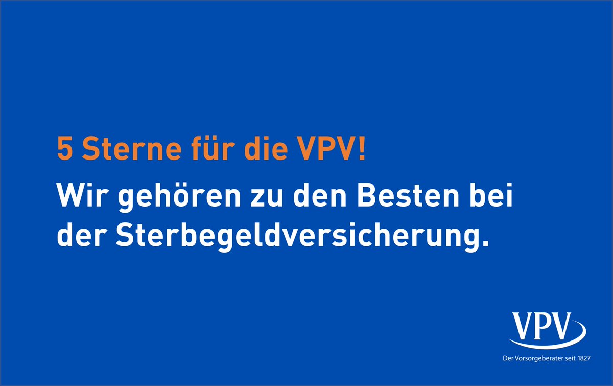 5 Sterne von <a href="/MORGEN_u_MORGEN/">MORGEN & MORGEN GmbH</a> für unsere #Sterbegeldversicherung. 
Wir sind der erste und älteste Sterbegeldversicherer Deutschlands mit fast 200 Jahren Expertise in der Todesfallabsicherung. Erfahrung und Qualität spielen für uns seit jeher eine zentrale Rolle.