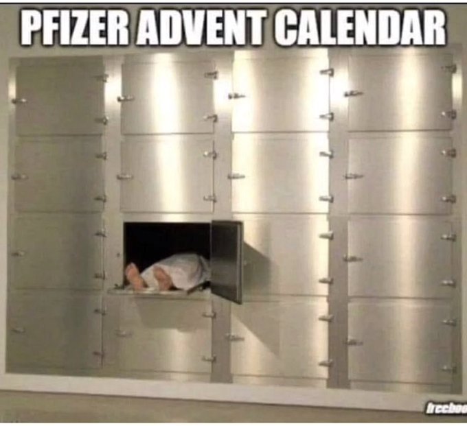 JohannesNormann's tweet photo. Heute ist ja der #ErsteAdvent
#Adventskalender2022 😡#Übersterblichkeit
#Advent #Adventskalender https://t.co/SsBdW6YeUs