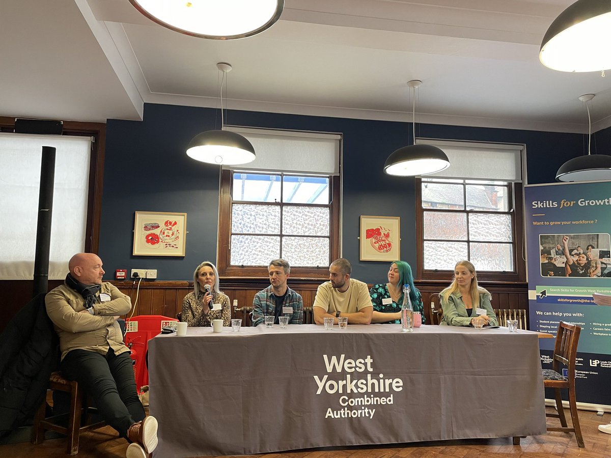 Naylorwintersg's tweet image. Our MD @NW_victoriaw has joined the #professionalpanel at the @WestYorkshireCA Big Futures in Small Businesses #careers fair @The_Tetley raising the profile of #SMEs in the region as beneficial #Graduate employers to support the growing economy and #skills landscape #SME #growth