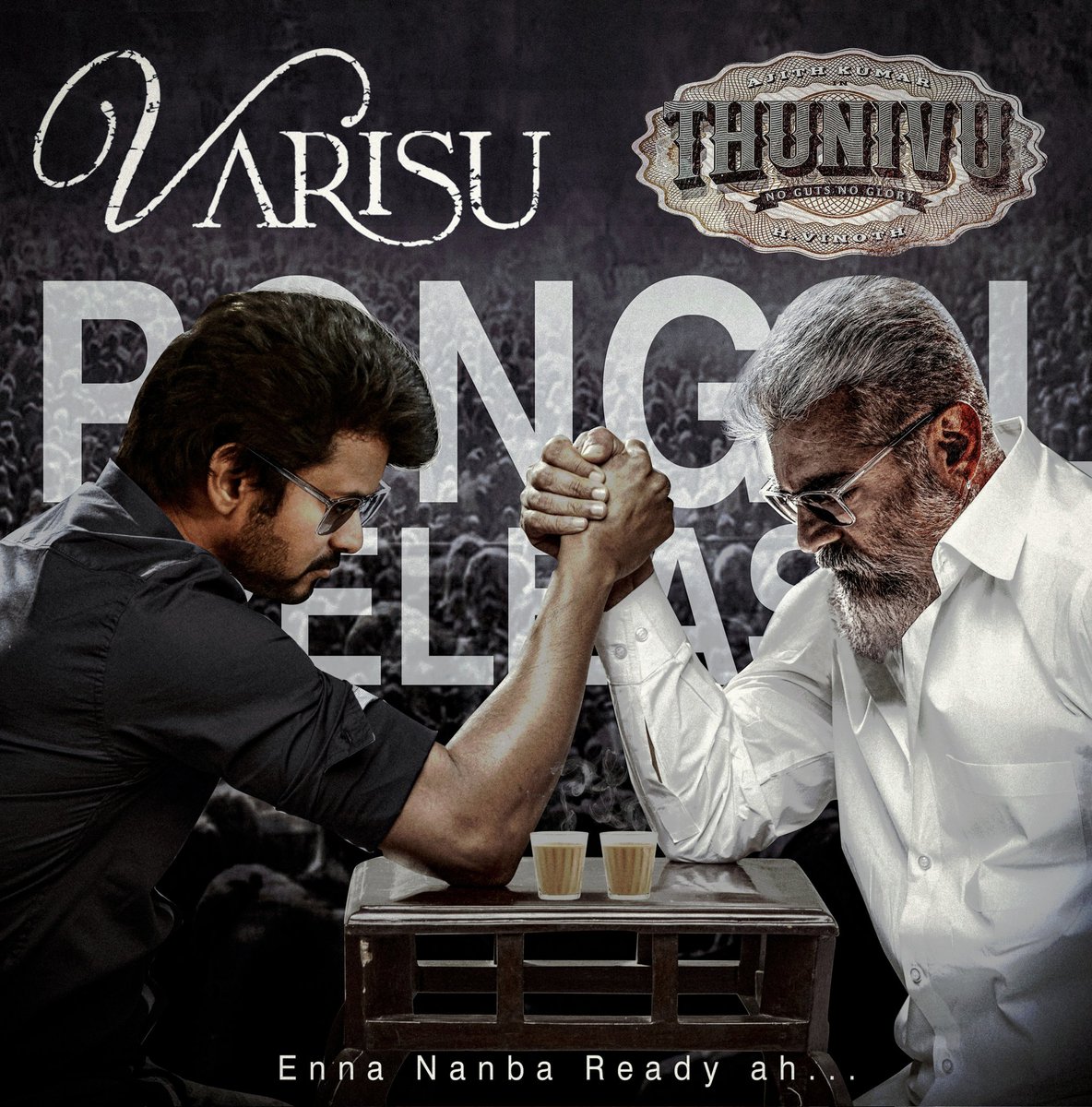 at2umarfaroooq's tweet photo. #Varisu & #Thunivu
#Thalapathy @actorvijay #AK #Ajitthkumar #Pongal2023 https://t.co/Egbcl4MJ5P
