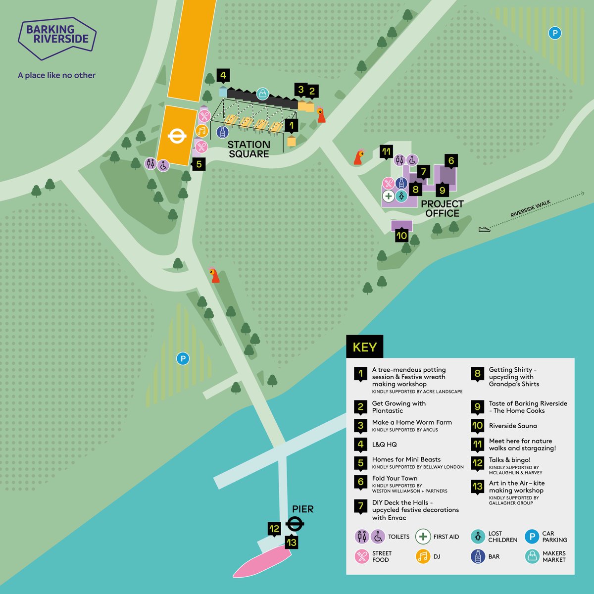 Barking Riverside London (@barkingriver) on Twitter photo Join us THIS SATURDAY at #EmergeEast - our brand new FREE event for all the family, celebrating creativity, community & nature.
Start planning your visit!
View our event day proramme & site map -bit.ly/EEProgramme
📍 <a href="/barkingriver/">Barking Riverside London</a>
🗓️ Sat 03 December
⏰ 11am – 8:30pm Join us THIS SATURDAY at #EmergeEast - our brand new FREE event for all the family, celebrating creativity, community & nature.
Start planning your visit!
View our event day proramme & site map -bit.ly/EEProgramme
📍 <a href="/barkingriver/">Barking Riverside London</a>
🗓️ Sat 03 December
⏰ 11am – 8:30pm