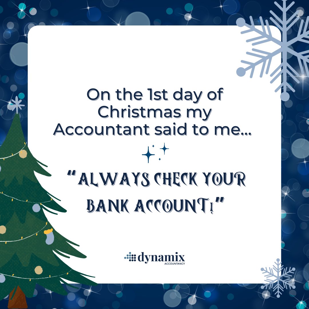 To help you get into the festive spirit, we have created 12 days of useful accounting tips and fun🎄🧑‍🎄

#christmasfun #officefun #ukaccountant #accountanthumor #12DaysOfChristmas