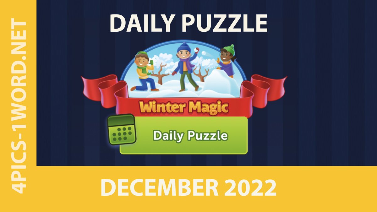 AnswersPics's tweet image. #4pics1word #dailypuzzle December 2022 Answers here:
4pics-1word.net/daily-puzzle/