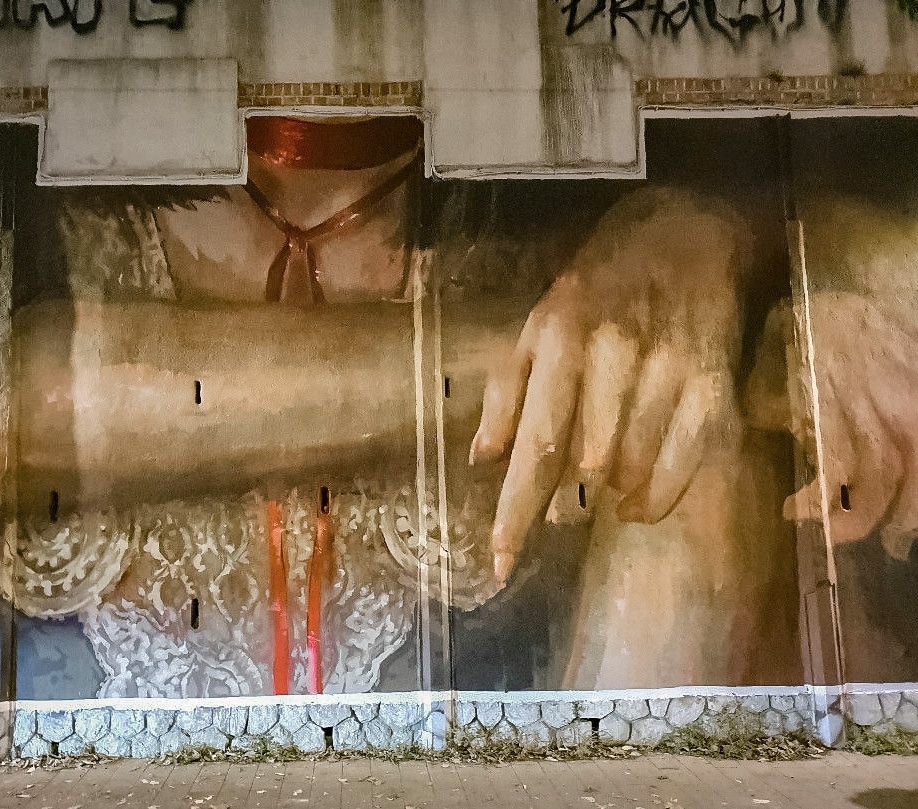 FierteMtpPride's tweet photo. La fresque réalisée par Arkane sur le Bd de Strasbourg à l'occasion de la journée mondiale de lutte contre le VIH/Sida 🎀
 
#vih #sida #sante https://t.co/crdx1OeA4N