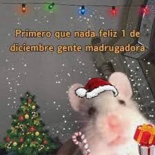 *Empieza diciembre*

Yo: