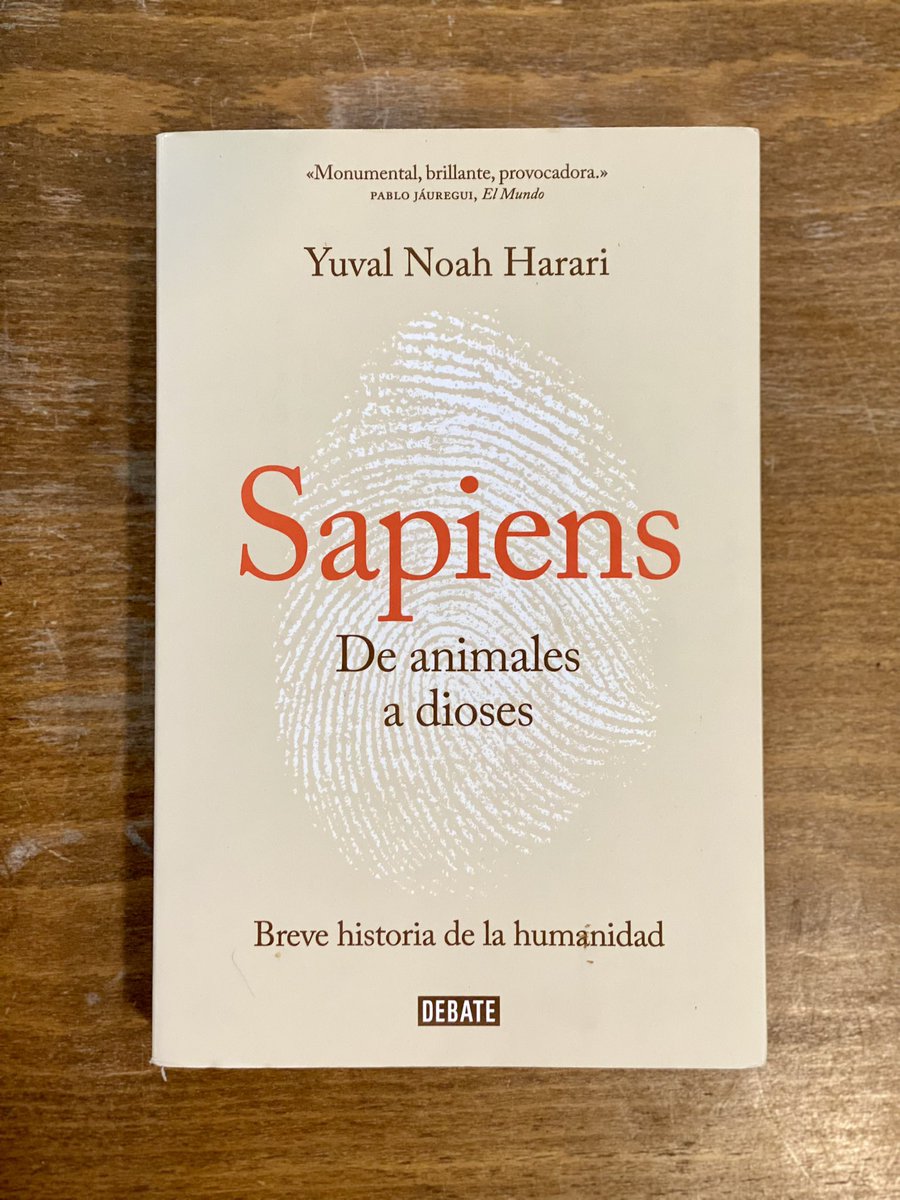 chibas's tweet photo. 7 poderosas lecciones del libro:

            Sapiens
De animales a dioses. https://t.co/zIA65gHY6B