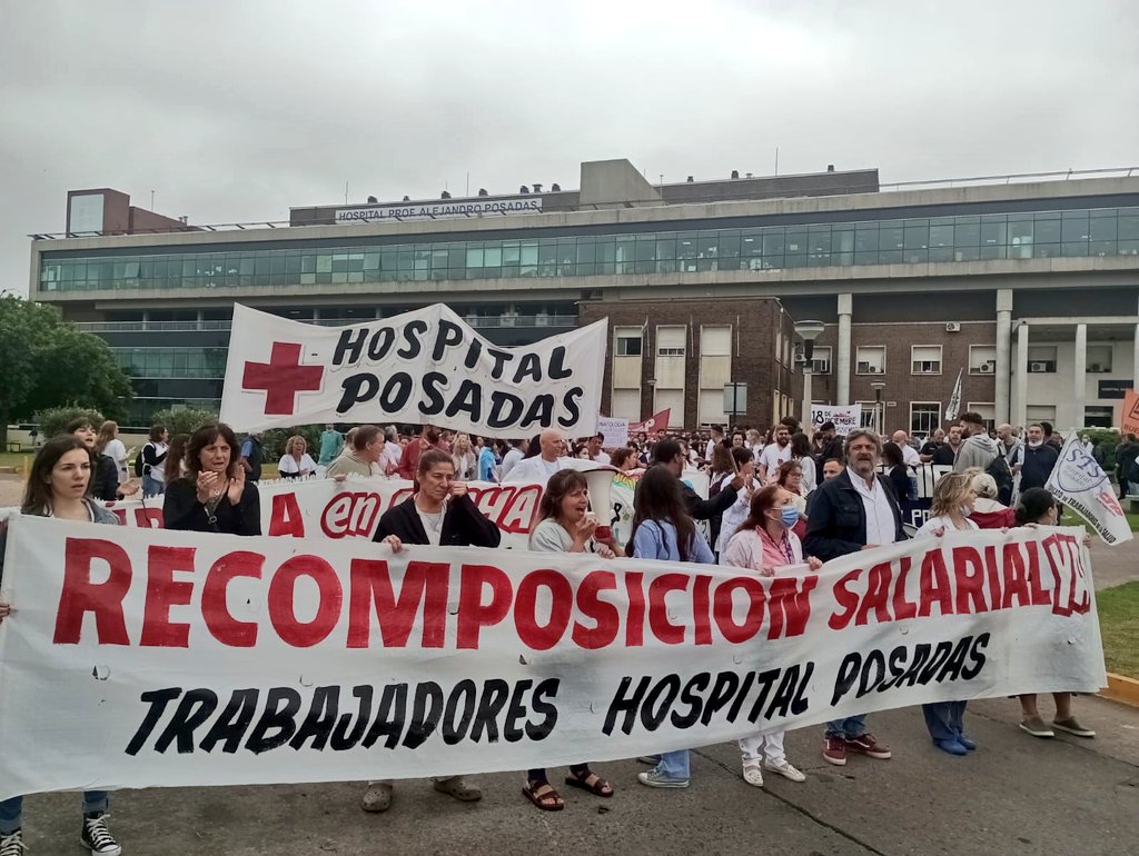 Hoy, otra vez en las calles junto al equipo de salud, el Posadas y la CICOP. La marea blanca lucha por lo más elemental: salarios dignos, mejores condiciones de trabajo y medidas para superar la profunda crisis de todo el sistema de salud. ¿Cómo no seguir con ellos hasta ganar?