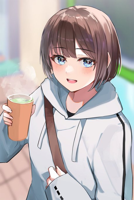 1口飲みます?#イラスト 