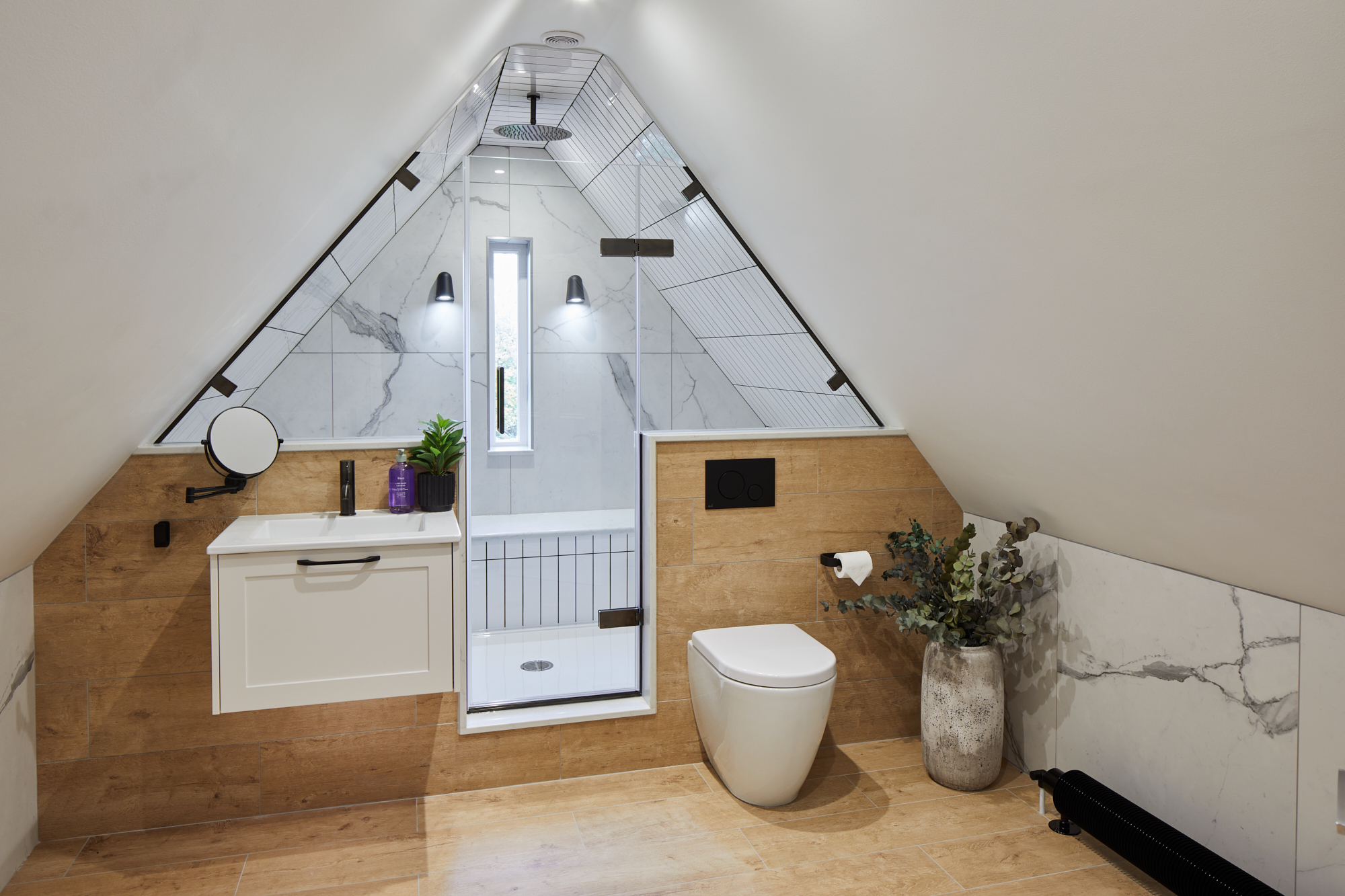 Bathroom + Kitchen Eleven on Twitter: "This guest ensuite at the top of ...