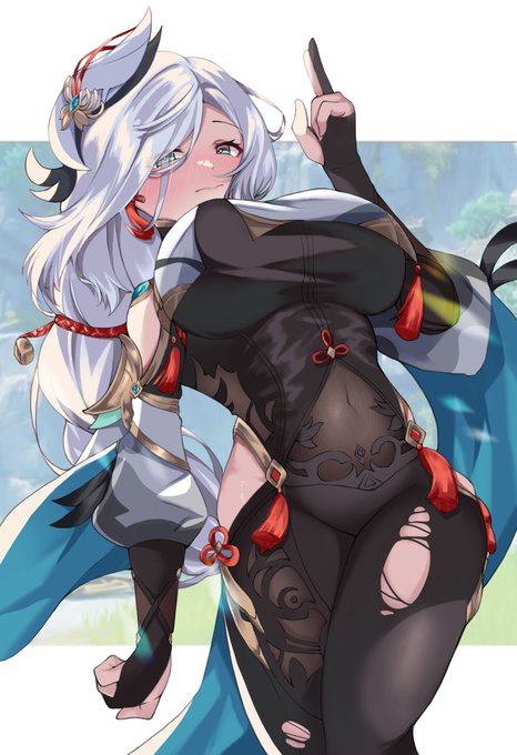 再掲
#原神 
#Shenhe
#Genshin 