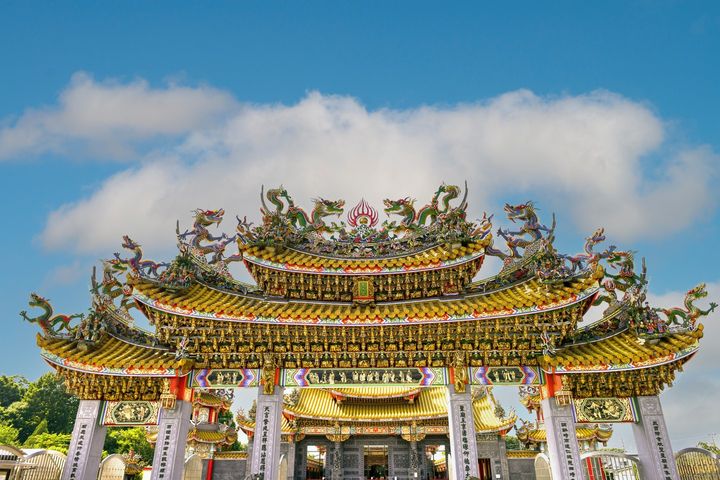 埼玉坂戸にある材料も職人も台湾からでできたお廟。#聖天宮#台湾大好き#台湾好きな人と繋が
