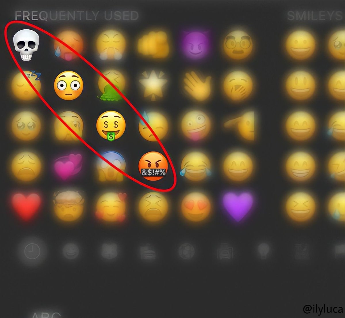 lovsyashiro_'s tweet image. essa fileira de emojis vai definir o seu 2023, qual é??