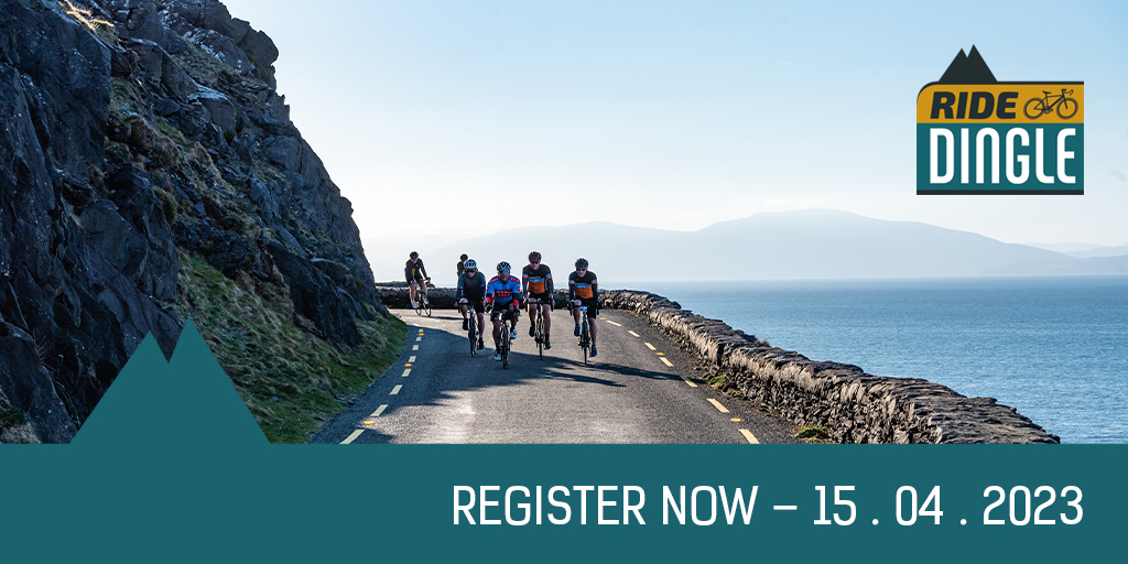 Registration for Ride Dingle 2023 is NOW OPEN! eventmaster.ie/event/zzBvFPYS…
We recommend you register now as this event usually sells out 🚴🤩

#ridedingle #cyclerace #cycling #dinglepeninsula #dingle #kerry #cyclelife #cycletribe  #challengeyourself #getfit #zeroemissions
