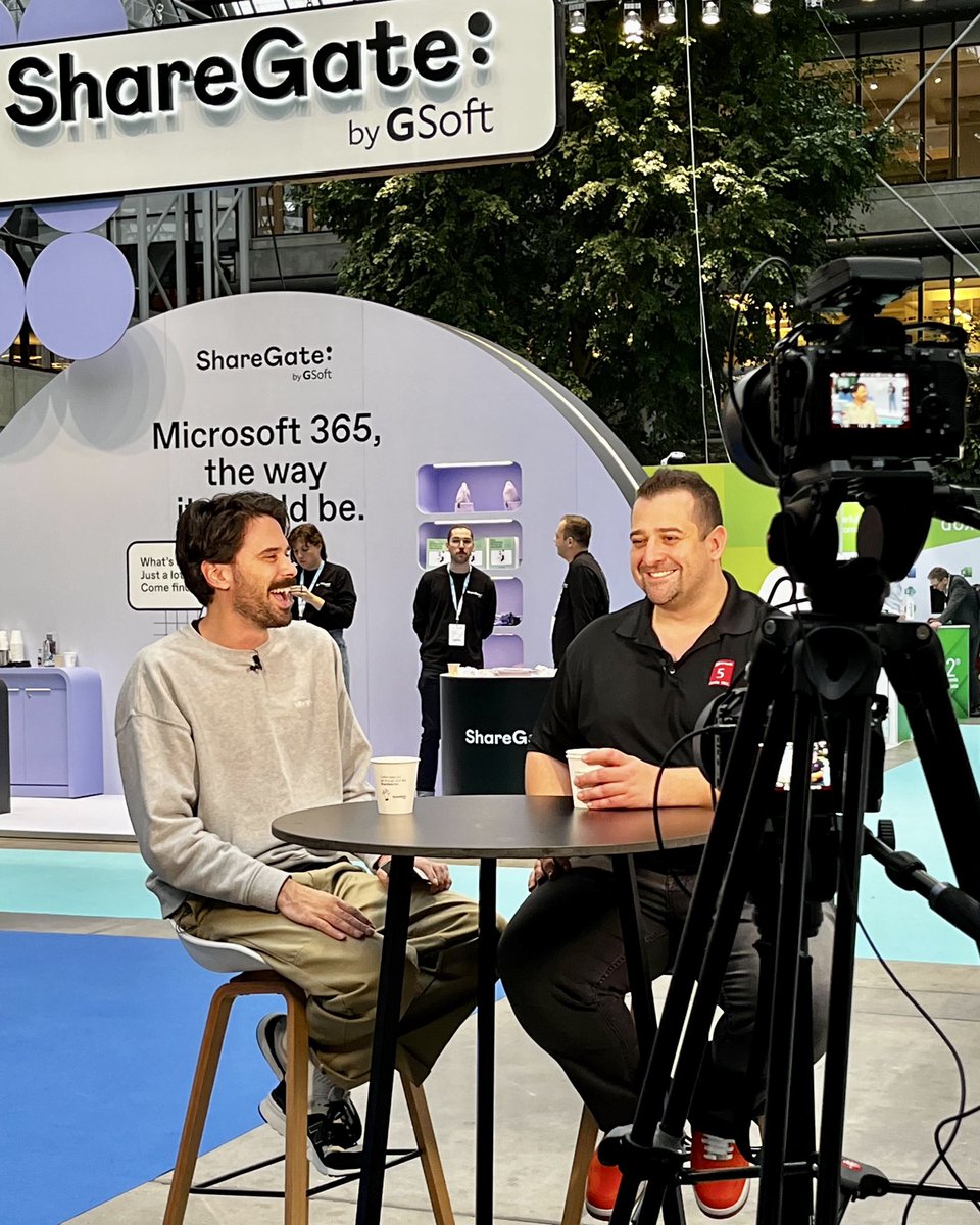 Our third and final #ESPC22 RISING UP interview is underway! This time, #MicrosoftMVP <a href="/vladcatrinescu/">Vlad Catrinescu</a> joins <a href="/laurent_sp/">Laurent St-Pierre</a> to discuss security and compliance in #Microsoft365.

Shoutout to <a href="/Incite_Video/">Incite Video</a> for the fantastic production of these videos 🙌