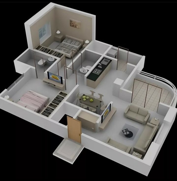تصميم 3D لدور سكني 🙏🏼
#تصميم #تصميم_داخلي