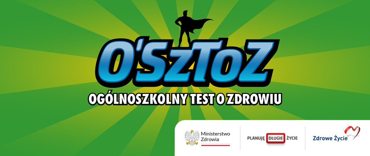 MZ_GOV_PL's tweet photo. Ogólnoszkolny Test o Zdrowiu to internetowy konkurs, w którym od dziś mogą się sprawdzić uczniowie z całej Polski. Pytania dotyczą prawidłowego odżywiania, aktywności fizycznej czy szkodliwości używek. Konkurs trwa do 17.03.2023 r. Zapraszamy!
Więcej na👉 https://t.co/OMeYAOw5Ca https://t.co/fPcWv5gcWF