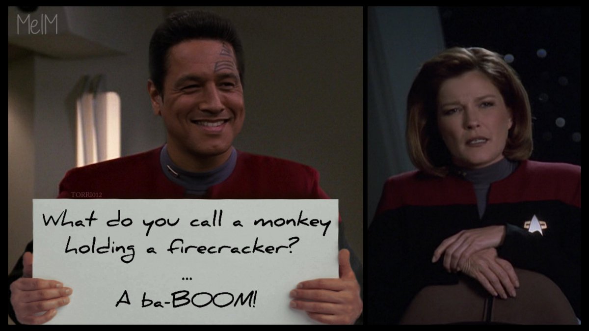 MMellchen's tweet photo. It's time for #CheekyMessageToJaneway! ππ
#StarTrekVoyager #StarTrek https://t.co/WPcV4zBfZX