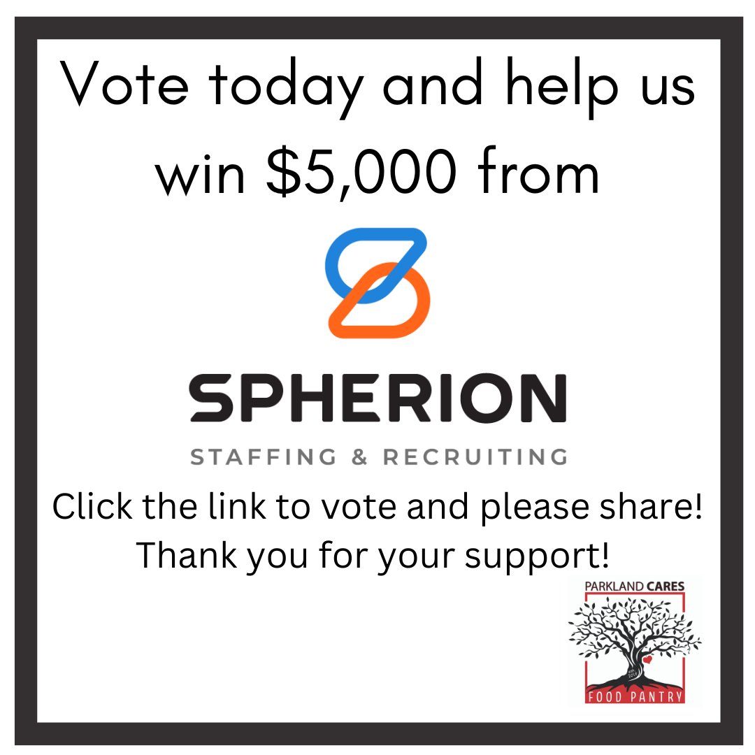 We NEED your help! We have the chance to receive a $5,000 donation from Spherion Lehigh Valley but we need your vote! Today through 12/11, use the link below to vote for us! Voting takes just a second to do and please share this post! surveyhero.com/c/spherionpenna