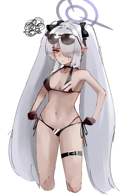 水着イオリ#ブルーアーカイブ 