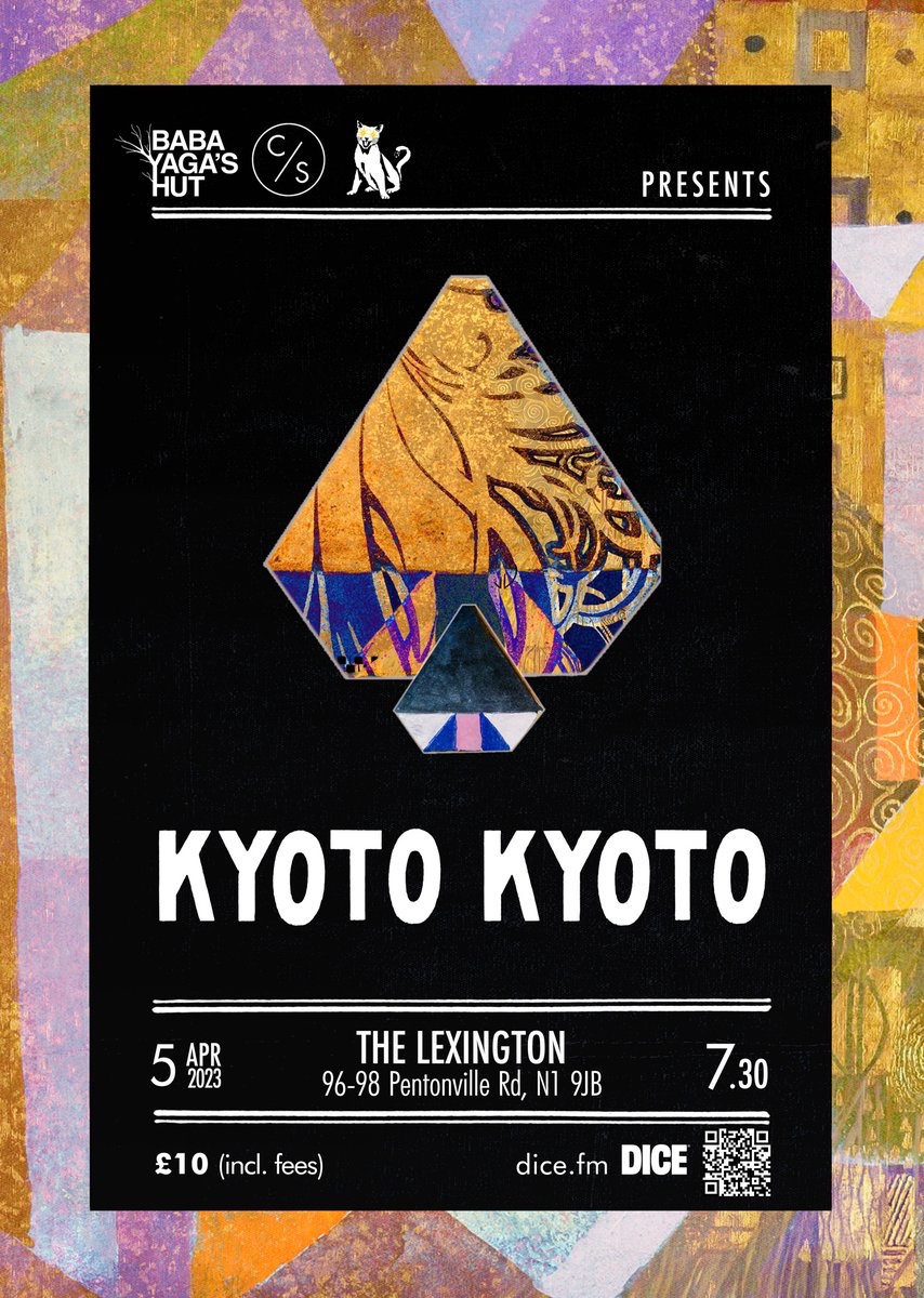 Kyoto Kyoto (@kyotokyotoband) on Twitter photo HEADLINE SHOW
Beyond excited to announce that we'll be playing our biggest headline show yet at the Lexington on the 5th of April 2023 presented by <a href="/byhut/">Baba Yaga's Hut</a> & <a href="/BlitzcatRecords/">Blitzcat Records</a>
Tickets: link.dice.fm/gdbb44a521cf HEADLINE SHOW
Beyond excited to announce that we'll be playing our biggest headline show yet at the Lexington on the 5th of April 2023 presented by <a href="/byhut/">Baba Yaga's Hut</a> & <a href="/BlitzcatRecords/">Blitzcat Records</a>
Tickets: link.dice.fm/gdbb44a521cf