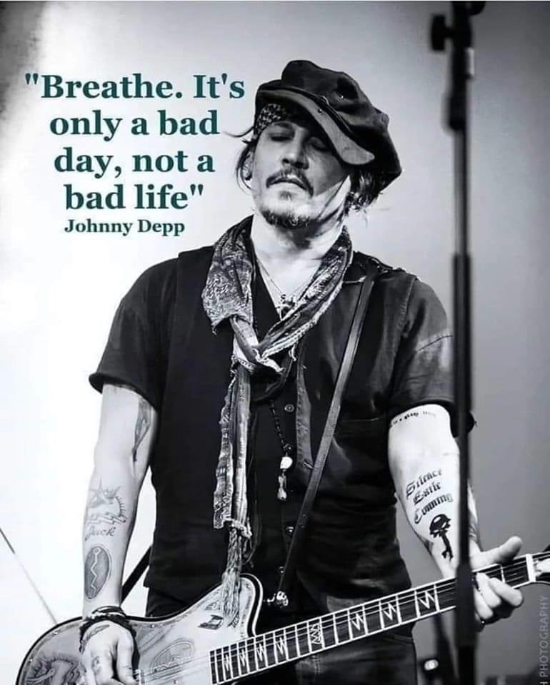 Bad days come and go. We shouldn’t be judged for them. We need the bad days to appreciate the good ones.