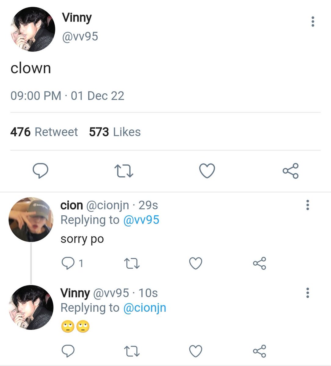 Filo #Taekookau Where In..

Vinny ( Kth ) And Cion ( Jjk ) Are Always Coming At Each Other'S Neck. 409