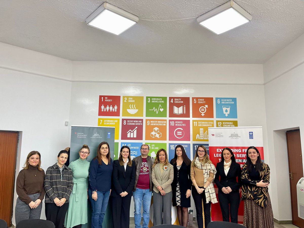 UNDPAlbania's tweet photo. The 4th Steering Committee of the "Access 2 Justice" Project funded by @ADCinAlbania, took stock of progress in boosting access 2 free legal aid 4 vulnerable ppl thru 11 Free Legal Aid Centers established in p'ship w/ @DrejtesiaGovAL &amp;CSOs and planned ahead.
👉3300 ppl benefitted https://t.co/Ayvdn9E1tj