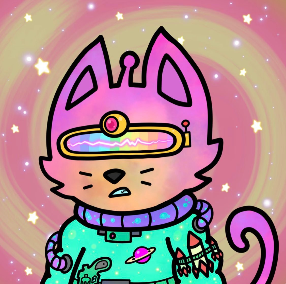 voudharry's tweet photo. Day 1 @CosmicCats_  Mutations 😼🧪
Cats caught for mutation, make sure they haven't already been used 👉https://t.co/GiOB9CvI82
"General MIAOU has been captured &amp; mutated!" Where are the mutants ?
#CosmicCatMutations #Cosmictakeover  
#cosmiccats #cosmictakeover #cosmicfam https://t.co/EiyuBKeqMV