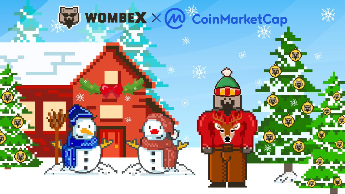 #WombexWarriors ⚔️ Happy to announce #NewYear Celebration #Airdrop Campaign on @CoinMarketCap 😎 Prize Pool: 141,000 $WMX 🔥 Details & Tasks & How to Join👇 coinmarketcap.com/community/arti… Campaign Page👇 coinmarketcap.com/currencies/wom… Starts: Dec 2nd, 6amUTC Ends: Dec 25th, 9pmUTC #BNB