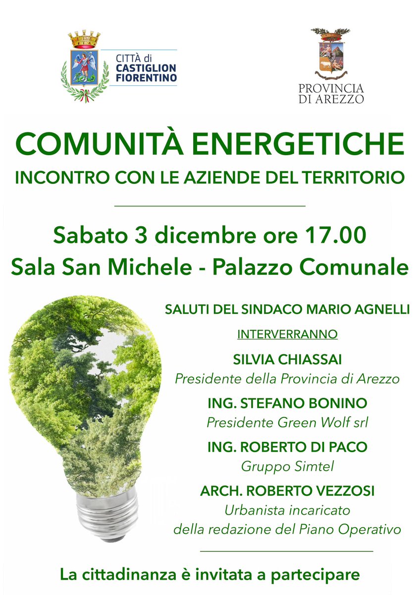 GSimTel's tweet photo. Gruppo SIM TEL per le Comunità Energetiche Rinnovabili: a Castiglion Fiorentino un incontro con le aziende del territorio e i cittadini per conoscere i vantaggi, i benefici e opportunità delle CER. https://t.co/fu2tztWfwf