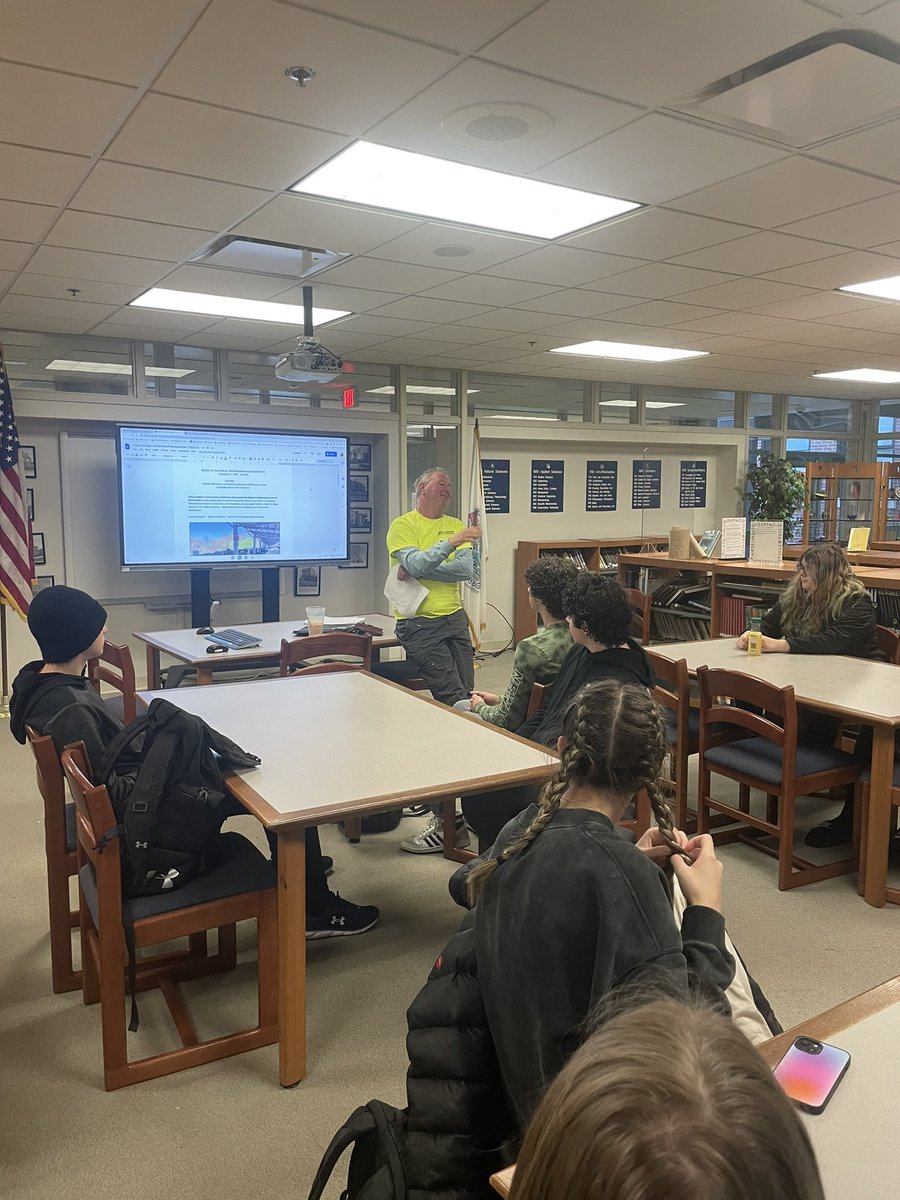 Thank you to Jeff Ross, master electrician, for his insight and expertise of the trades today for College and Career Planning. <a href="/DerekAtherton1/">Derek Atherton</a> <a href="/kcrebasehps/">Karen Crebase</a> <a href="/hopedalejshs/">Hopedale Jr-Sr HS</a>