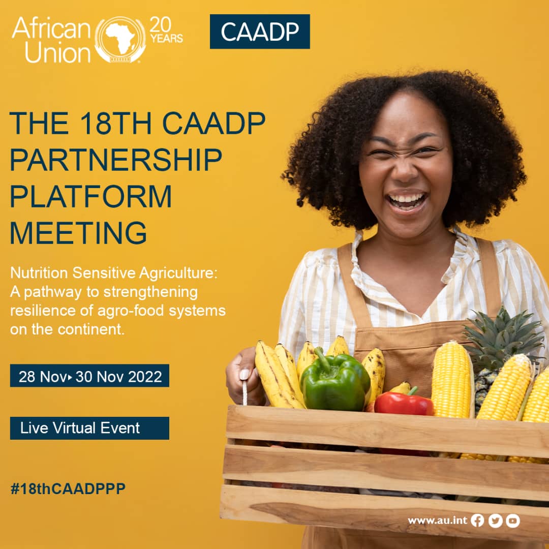 The thematic technical discussions on Upscaling food #BioFortifucation in Africa, promotion of #OrphanCrops and Indigenous foods, promoting #SchoolFeeding programmes & role of #Research innovations and education were top on the agenda of the #18thCAADPPP @AU_DARBE