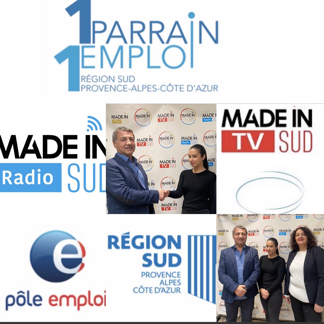 Avec @poleemploi_VAR @poleemploi_paca et l’agence #Toulonfoch
Signature ce matin d’un contrat d’engagement ds le cadre du dispositif #unparrainunemploi de  <a href="/MaRegionSud/">Région Sud</a> entre <a href="/madein_sud/">Made in Sud</a> le new média #paca &amp; son dirigeant @AlladinBijo &amp; #NoémieAversano jeune diplômée webmaster