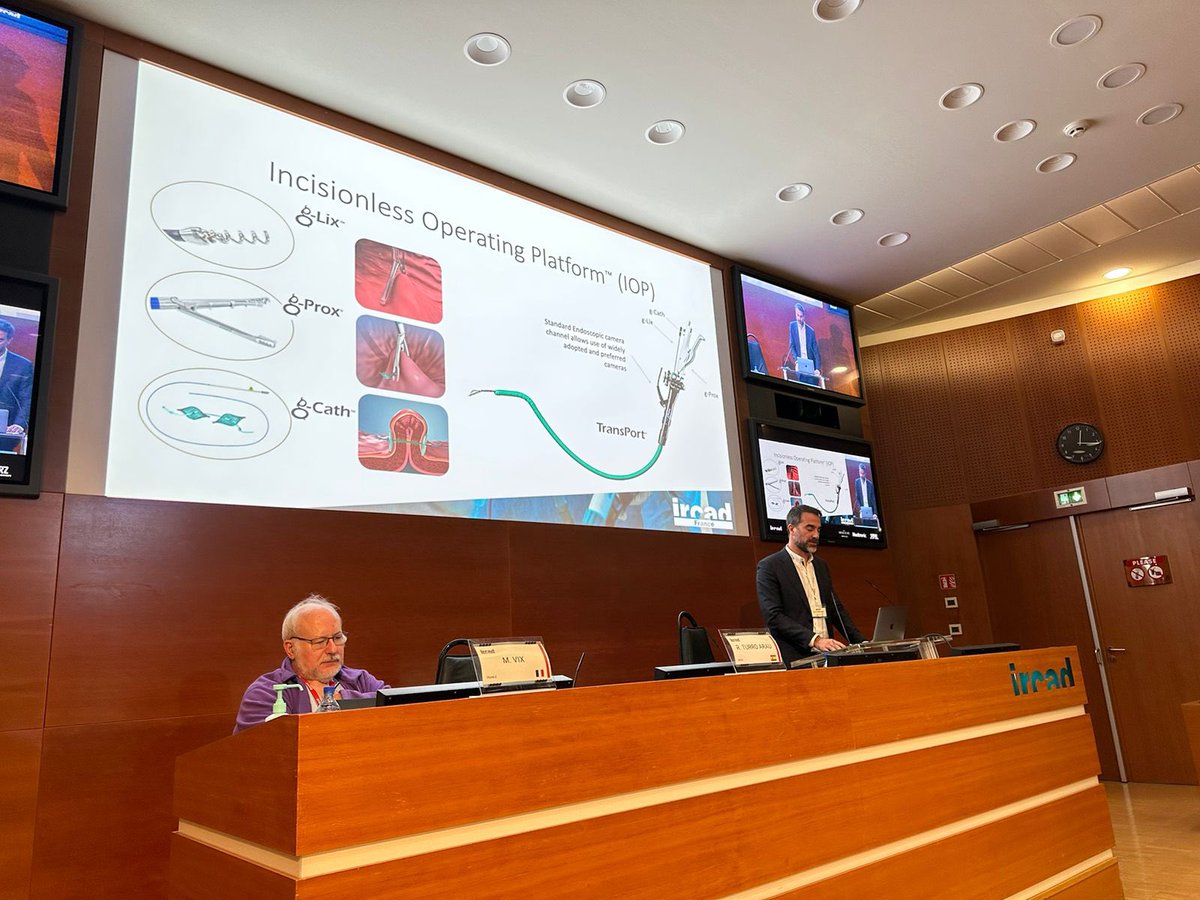 RomanTurro's tweet photo. Presenting our #pose2 data at @IrcadFrance . Has been a pleasure and an honor to be part of the course. @TerapiasObesid @Clinica_Teknon @SEEDendoscopia #gettemo #bariatricendoscopy @USGIMedical https://t.co/5JWWdCGn0u
