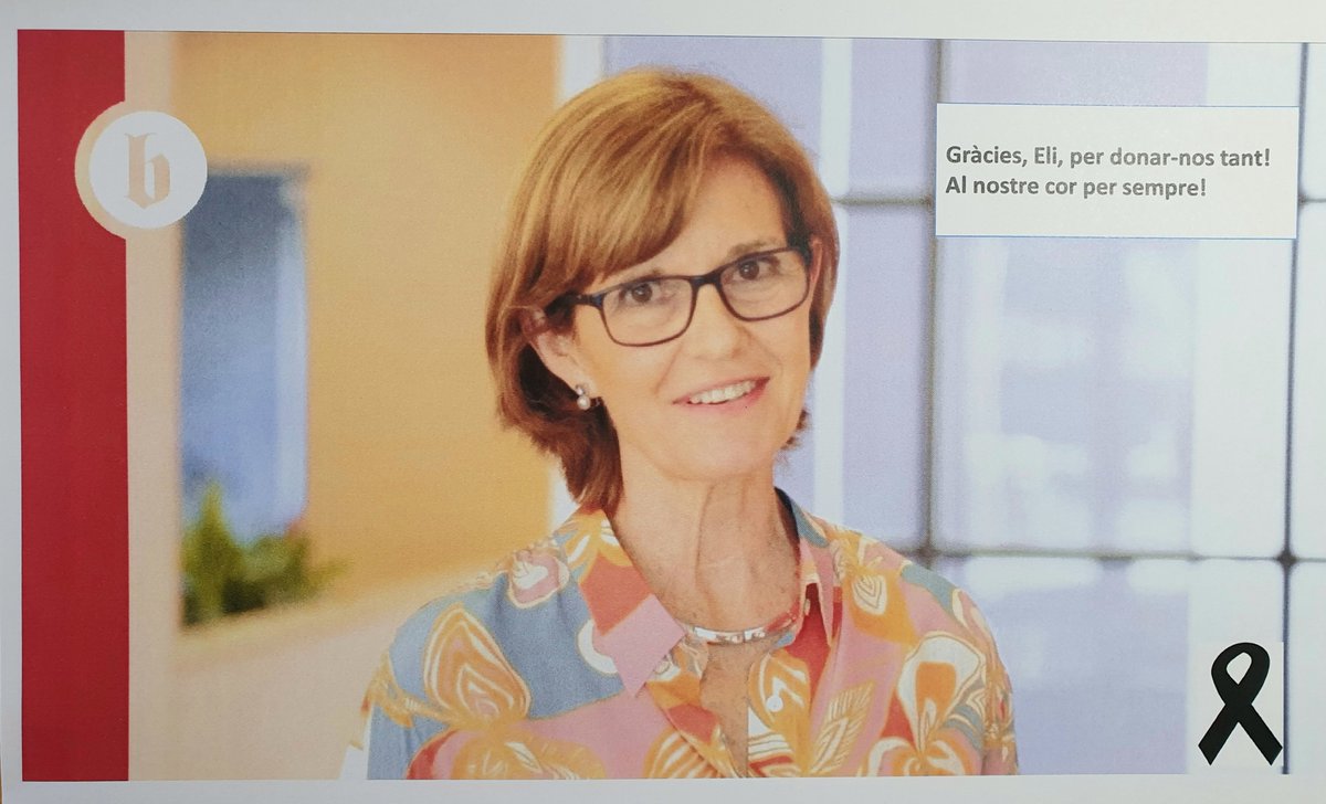 francescrp's tweet photo. Amb tristesa i dolor, avui acomiadem a la Dra. Elisabeth Alomar, professora dels estudis d'Educació de @BlanquernaFPCEE @uramonllull durant més de 40 anys.
Un referent per a moltes promocions de mestres en el treball per a una educació inclusiva.
Moltes gràcies per tot, Eli! https://t.co/JvZvxIbdCB