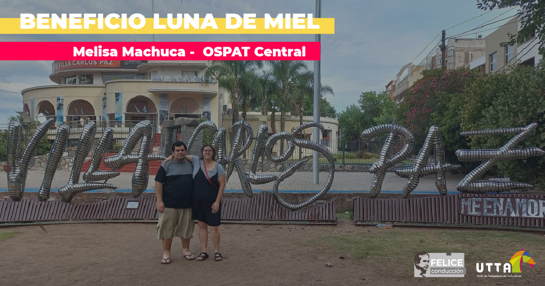 UTTAturfyafines's tweet photo. 💝 Otorgamos el beneficio de Luna de Miel a nuestra compañera de #OSPAT Central, Melisa Machuca.

🏔 Viajó junto a su esposo a Villa Carlos Paz, para celebrar su matrimonio.

🥂 ¡Muchas felicidades para ambos! https://t.co/CytOy2B28O