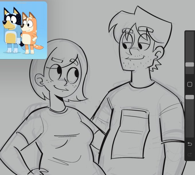 doodling some chilli and bandit before work ! 