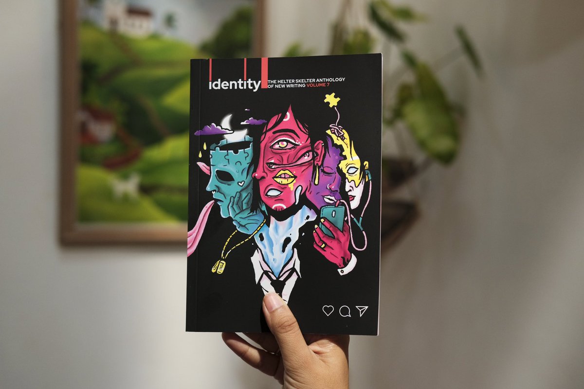 Identity, volume 7 of the Helter Skelter Anthology of New Writing, is now available for sale through our website and at select bookstores. Get your copy: helterskelter.in/newwriting/vol… 
 
#fiction #shortfiction #poetry #india #indianwriting #anthology #newwriting #identity